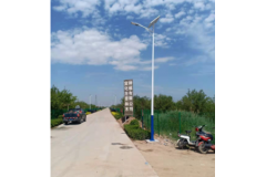 内蒙古农村太阳能路灯